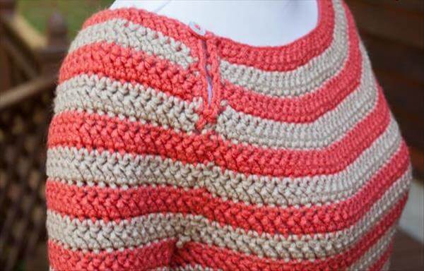 Crochet Top Down Women Sweater | 101 Crochet